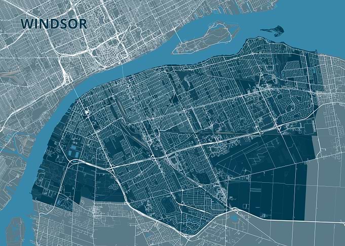 Windsor City Map