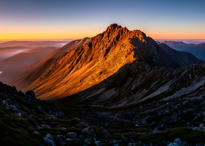 Golden Mountain Sunrise