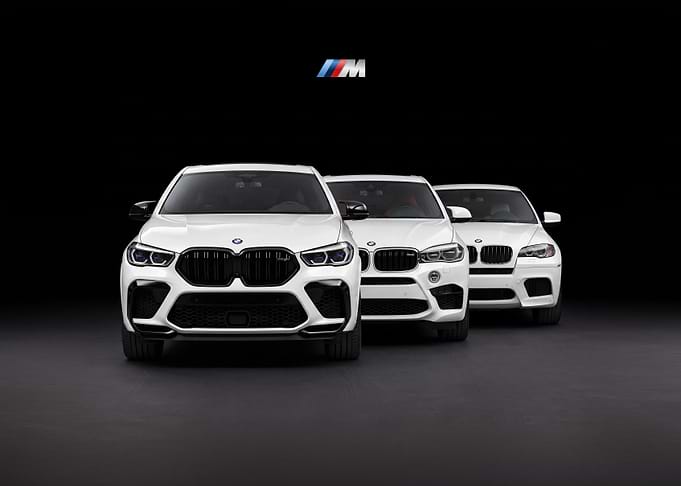 BMW X6M Generation Lineup Car Poster