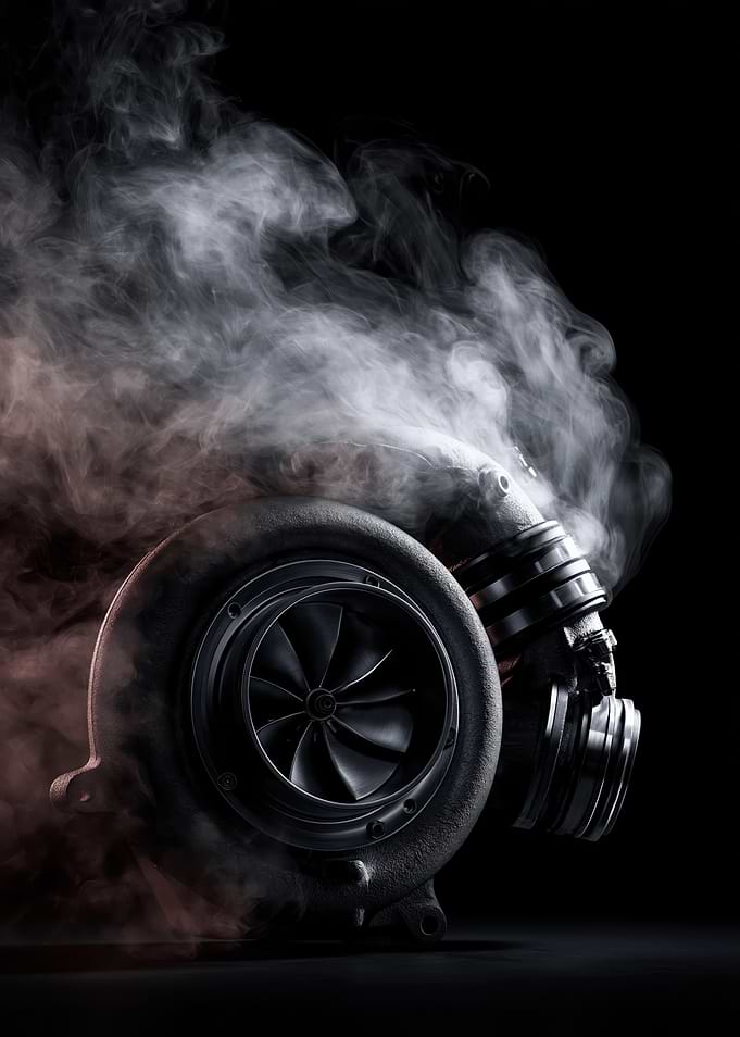 Turbocharger with Smoke