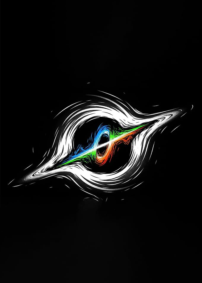 Abstract Black Hole with Colorful Energy