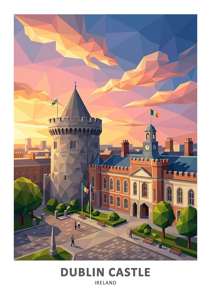 Dublin Castle Geometric Art