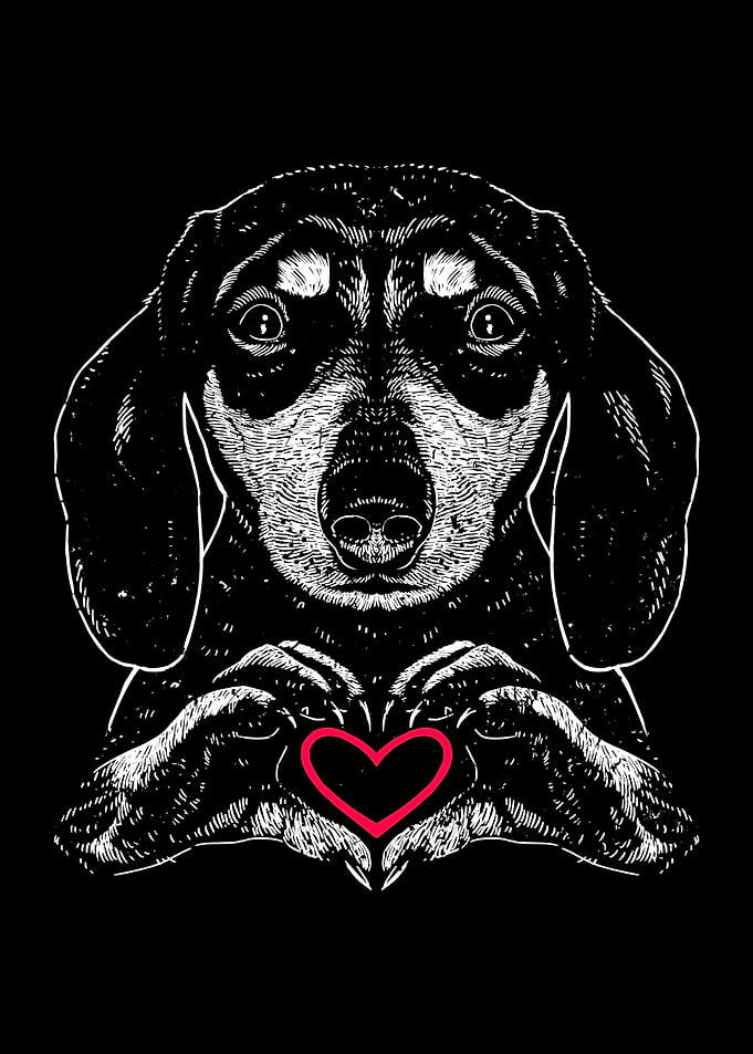 Dachshund Full of Love