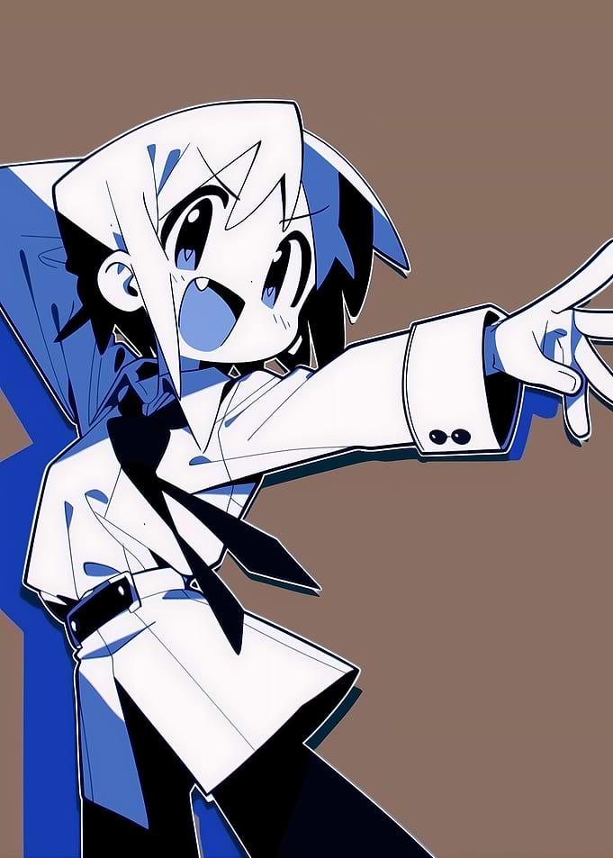 Anime Girl in School Uniform