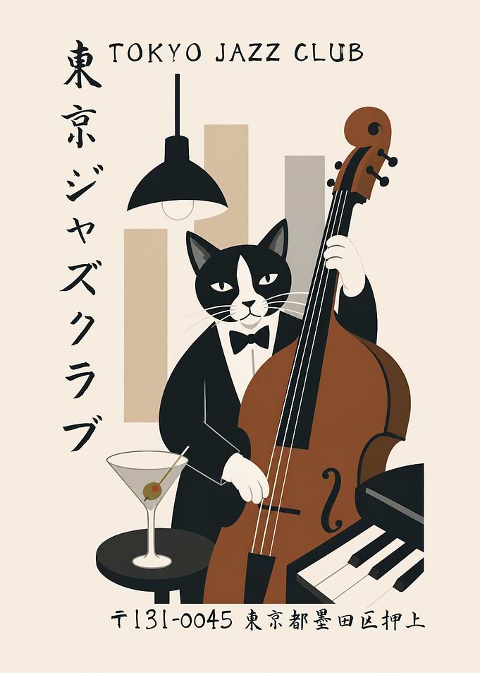 Tokyo Jazz Club Poster