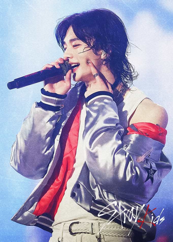 Stray Kids Hyunjin performing