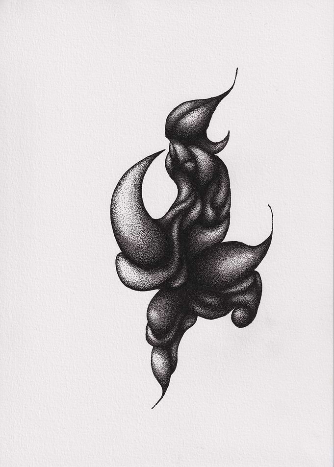 Abstract Stippled Form