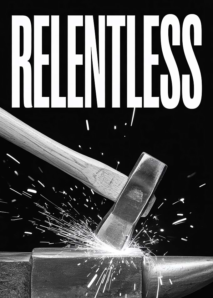 Relentless Hammer Striking Anvil