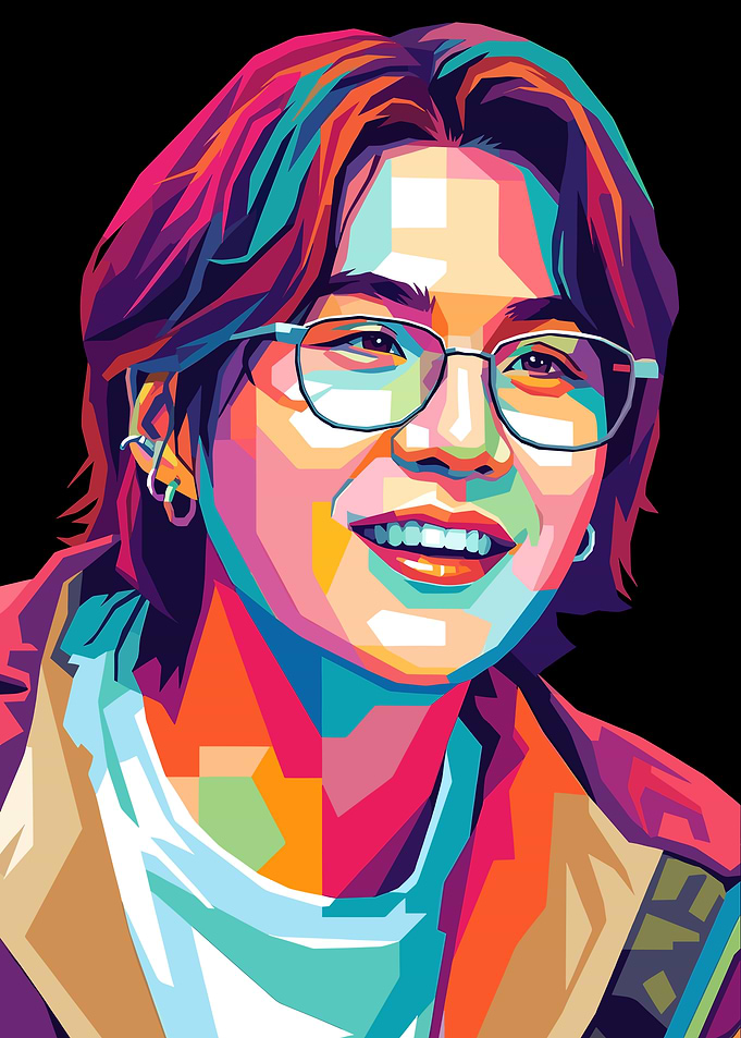 Suga Pop Art Portrait
