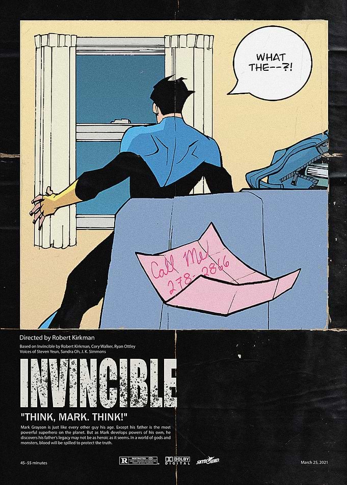 Invincible Poster with Mark Grayson