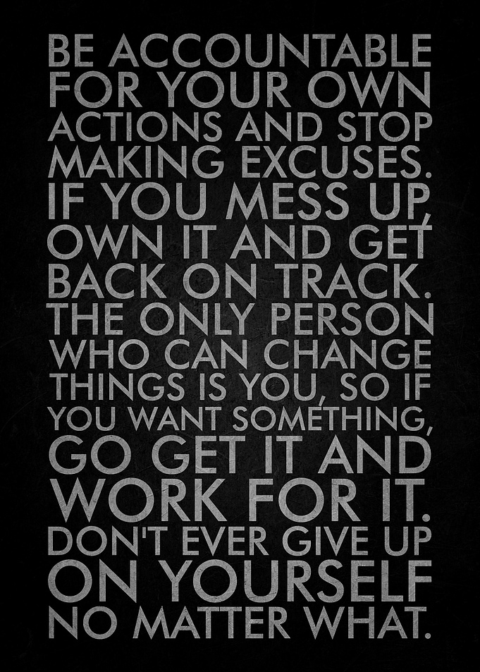 Motivational Text Art