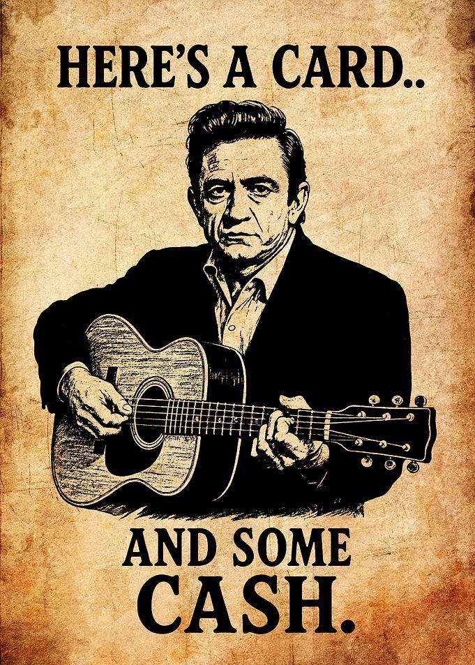 Johnny Cash with Guitar