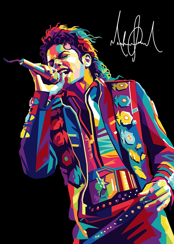 Michael Jackson Pop Art Portrait