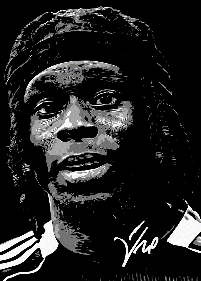 Jeremie Frimpong Pop Art Portrait