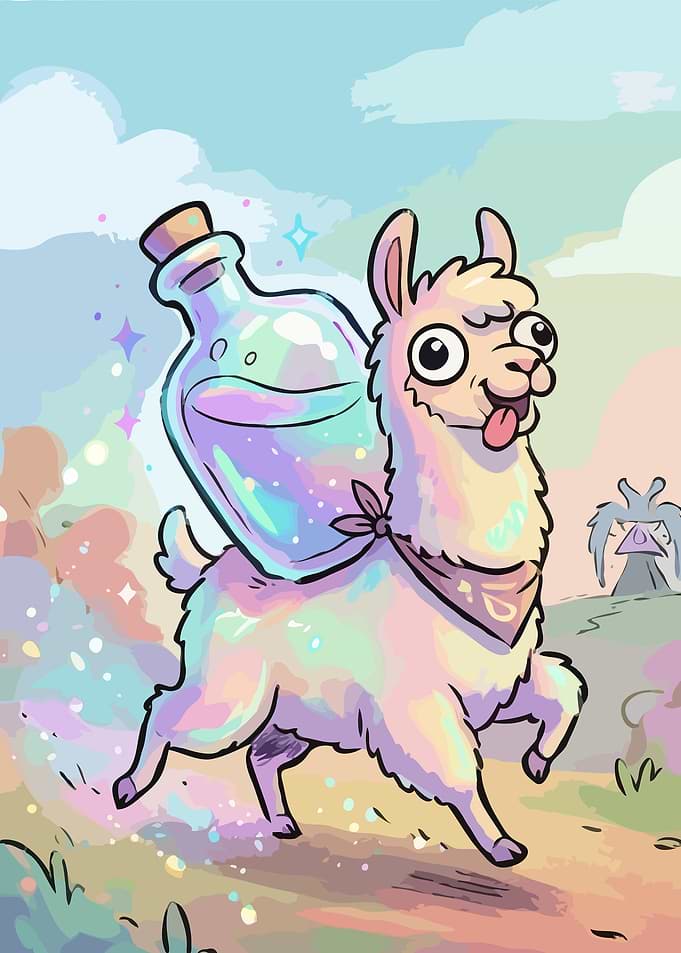 Llama Potion - Magic Fantasy RPG Quest