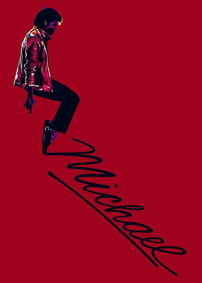 Michael Jackson Moonwalk Silhouette
