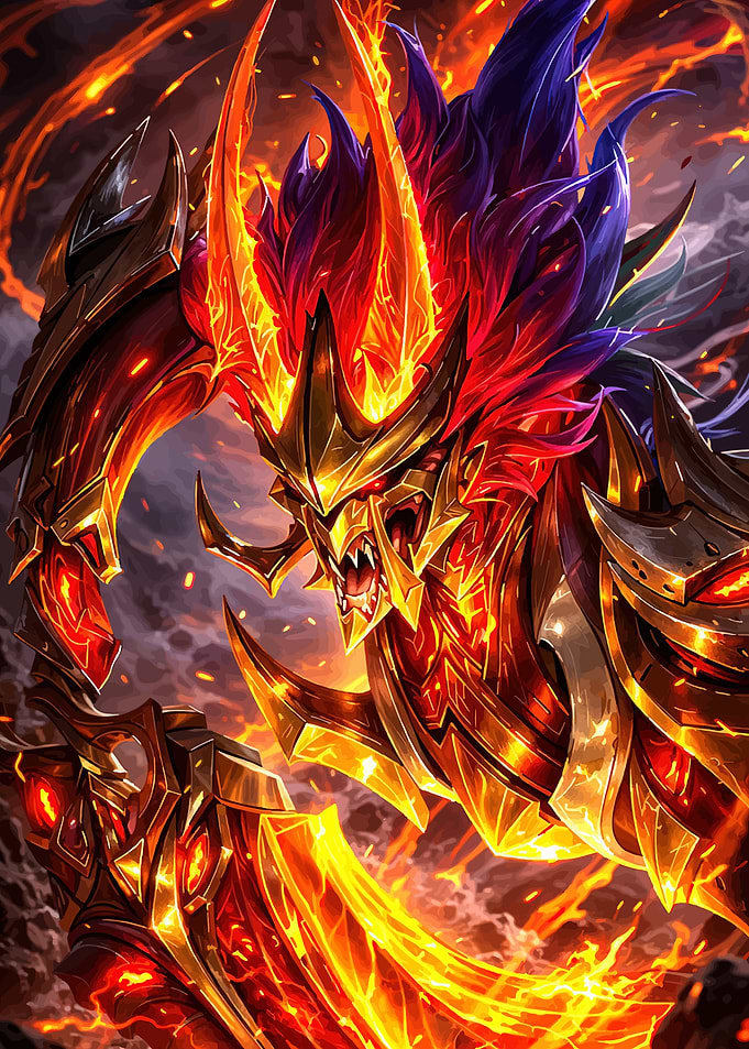Fiery Dragon Warrior
