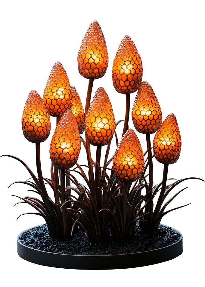 Fantasy Mushroom Lamp