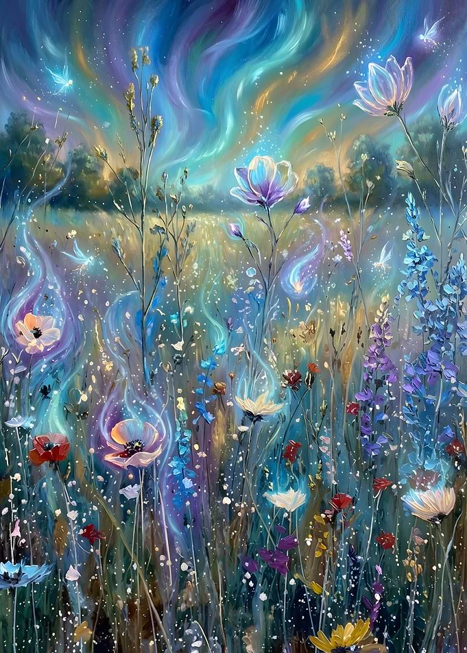 Enchanted Meadow at Twilight