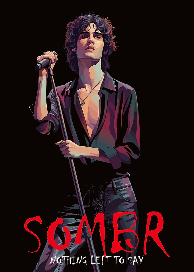 sombr with Microphone
