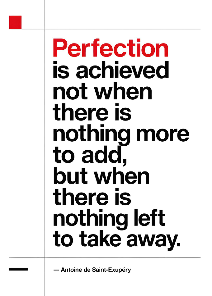 Perfection Quote by Antoine de Saint-Exupéry