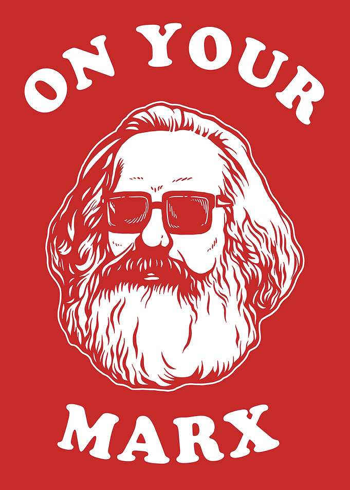 Karl Marx with Sunglasses
