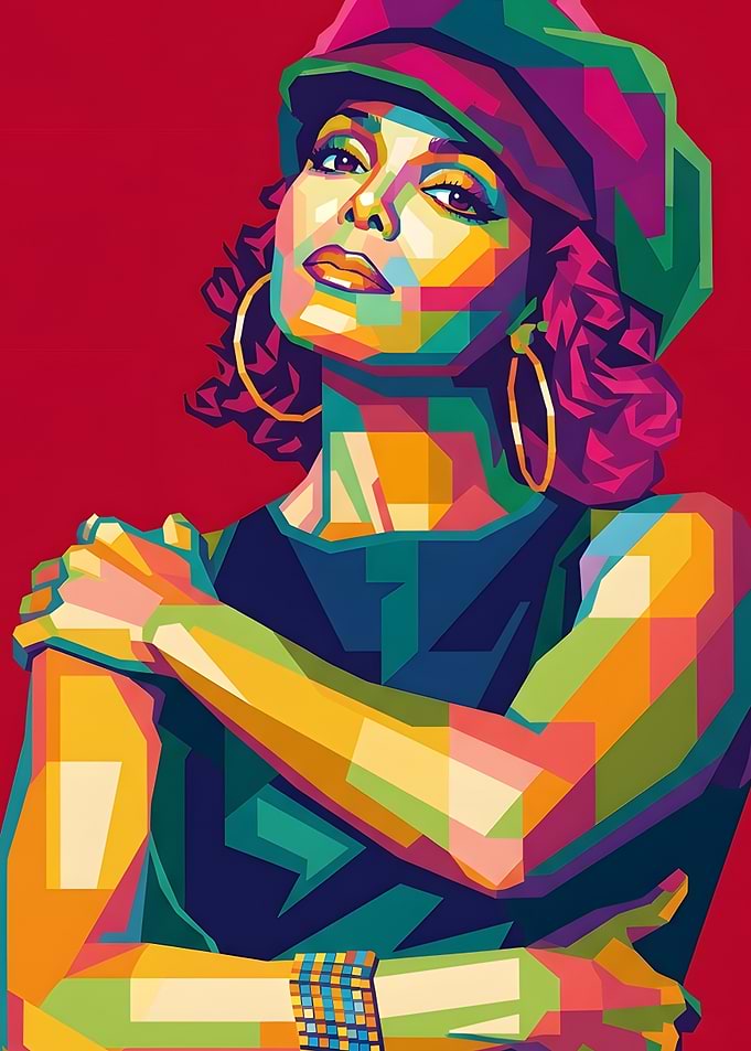 Janet Jackson Wpap Pop Art