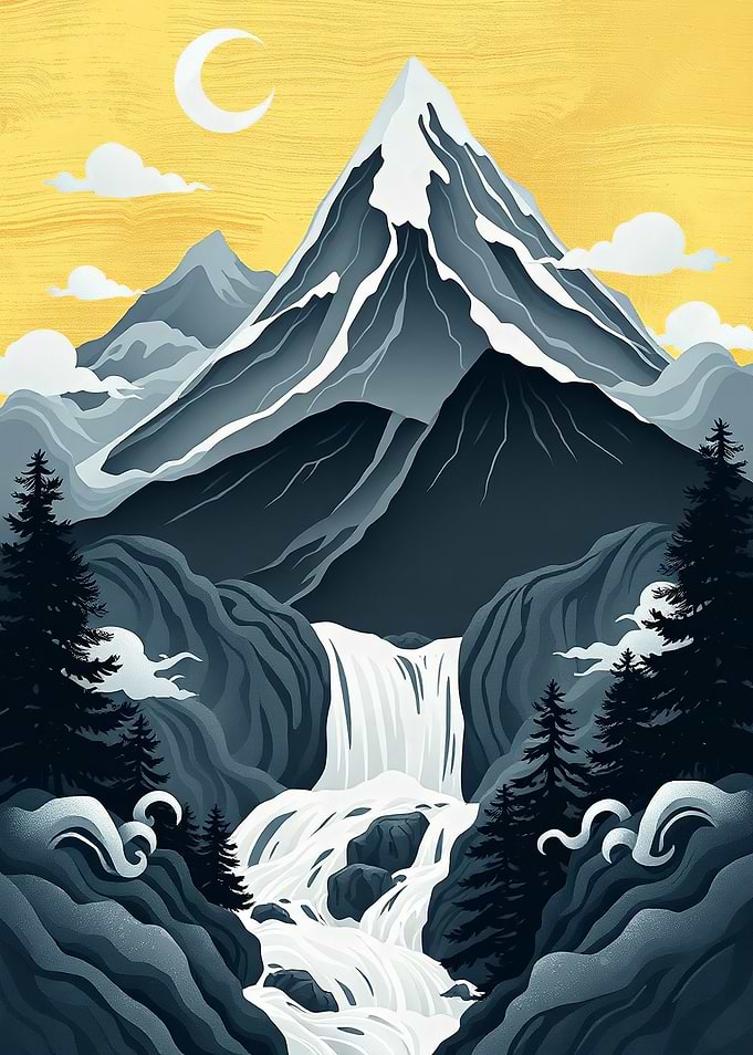 Majestic Japanese Mountain