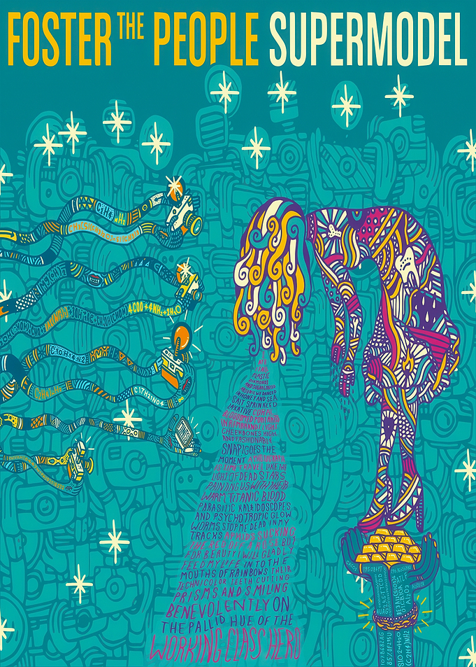 Foster the People Supermodel Album Art