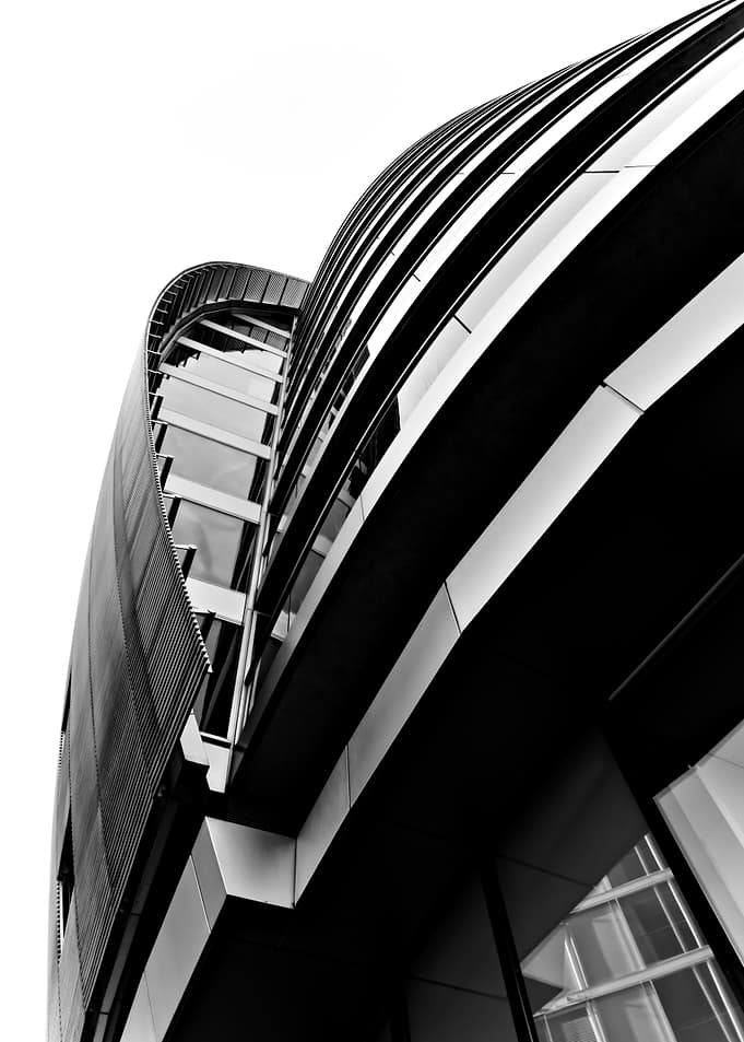 Modern Curved Building Architecture
