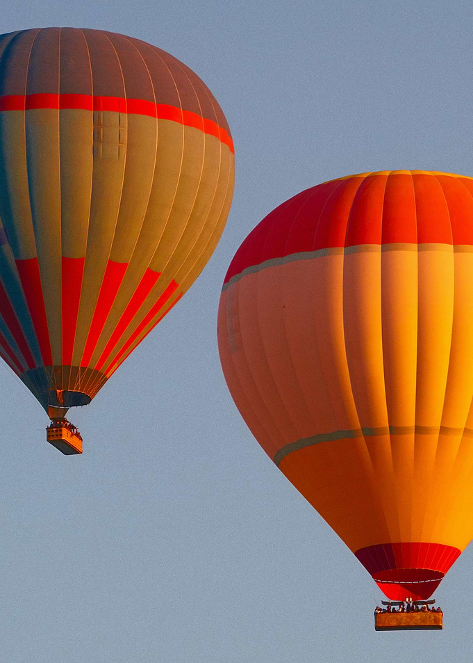 Hot Air Balloons at Sunrise