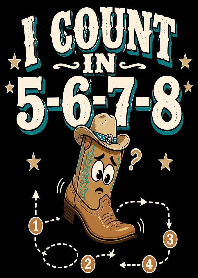 Cowboy Boot Counting Dance Steps