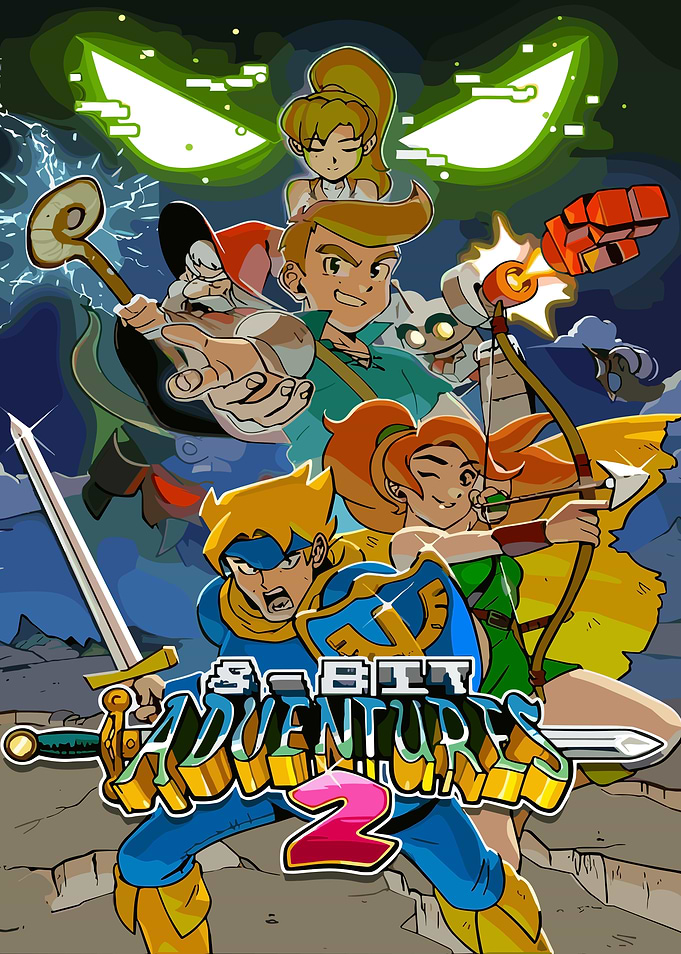 8-Bit Adventures 2 Game Art