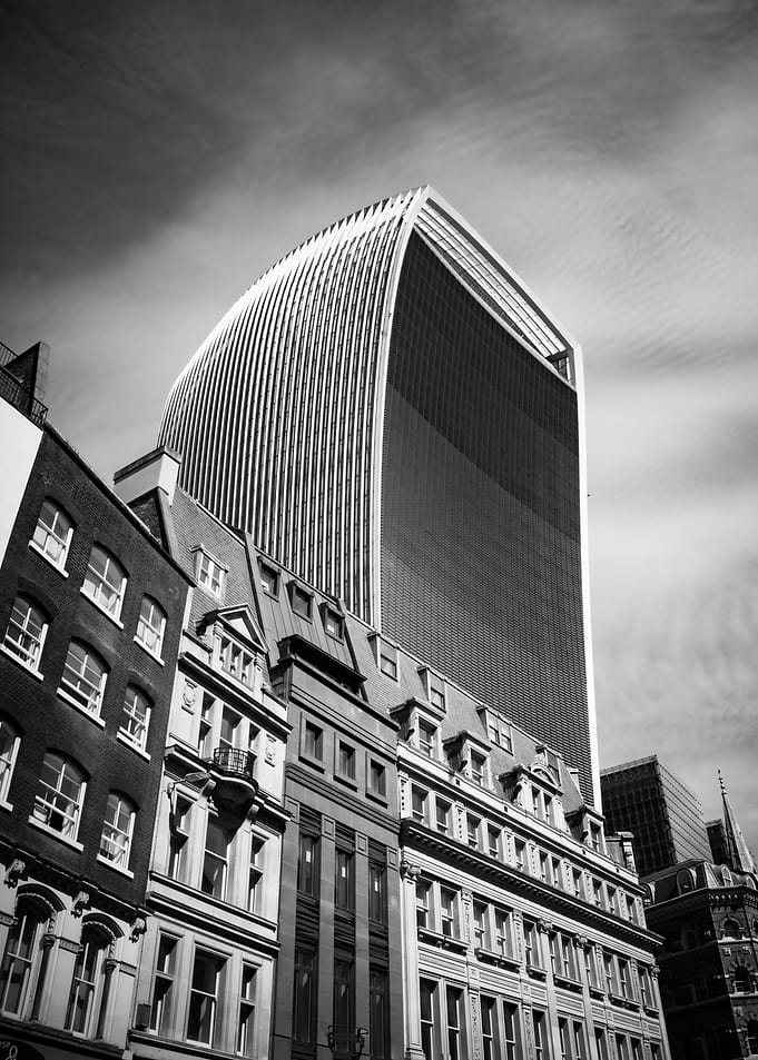 Modern and Historic City Buildings - Sky Garden