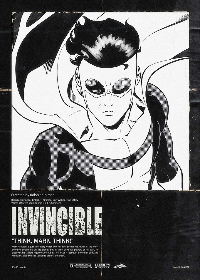 Invincible Comic Book Poster