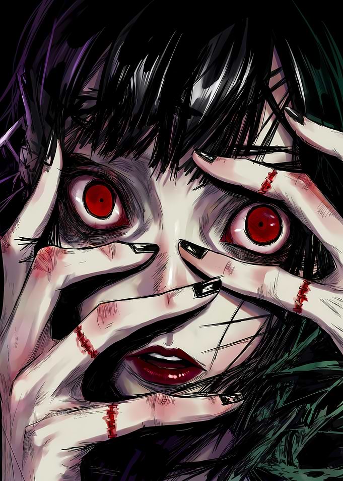 Eyes of Dread Anime Portrait