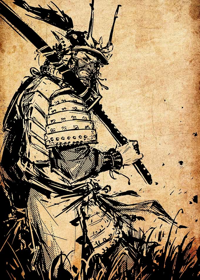 Samurai Warrior with Katana