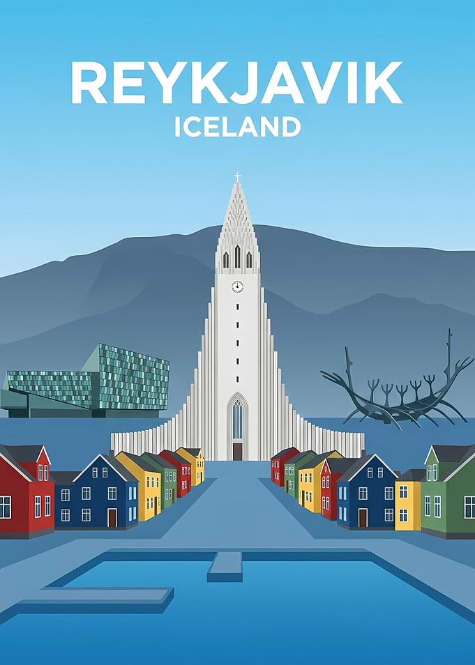 Reykjavik Iceland Cityscape
