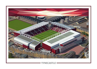 Tynecastle Stadium Illustration