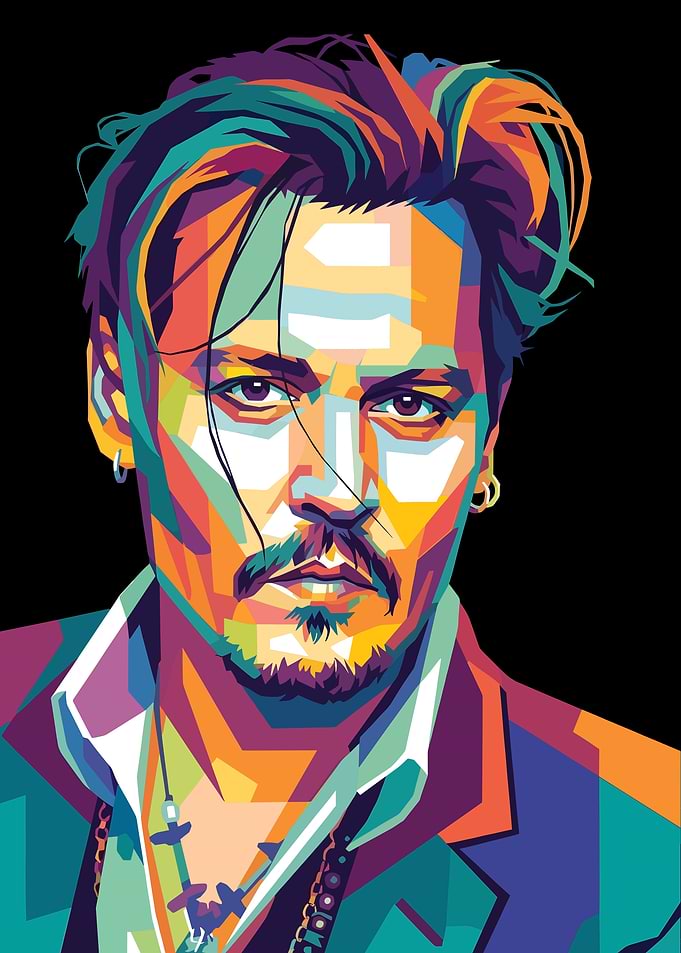 Johnny Depp Pop Art Portrait