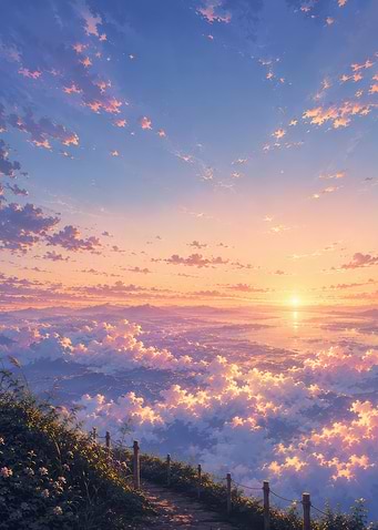 Beyond The Clouds – Dreamy Sky Escape Wall Art