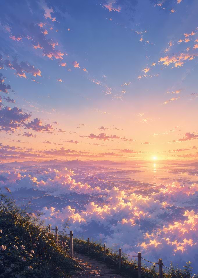 Beyond The Clouds – Dreamy Sky Escape Wall Art