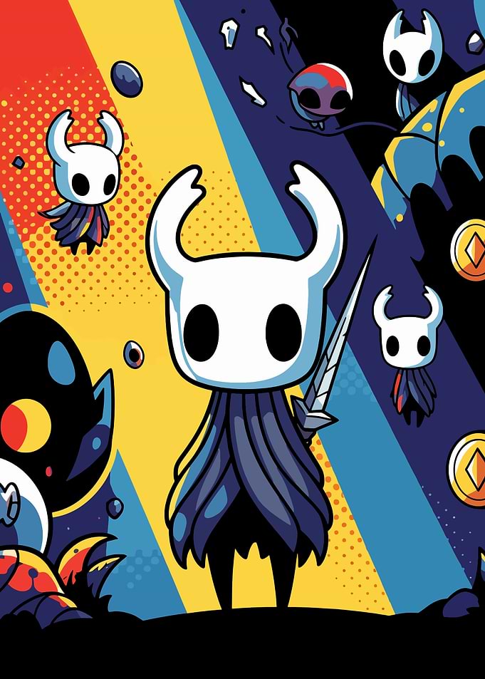 Hollow Knight Pop Art Knight