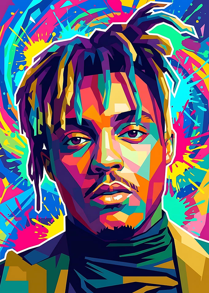 Juice WRLD Pop Art Portrait