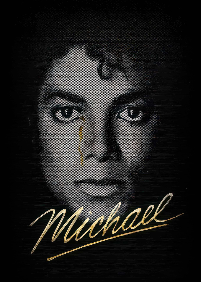 Michael Jackson Portrait with Tear