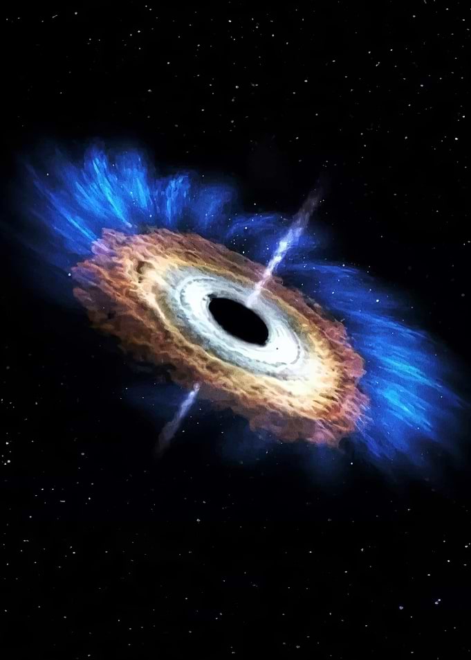 Black Hole with Accretion Disk and Jets
