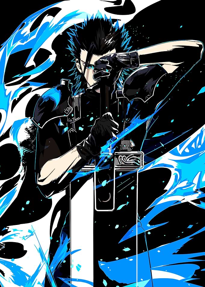 Zack Fair with Buster Sword