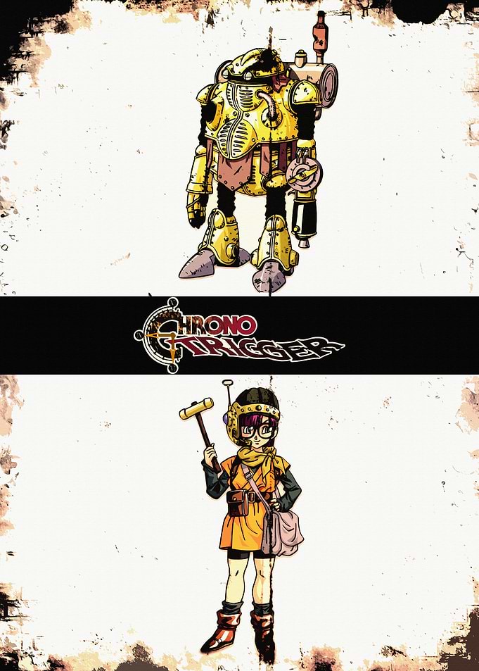 Chrono Trigger Robot and Frog