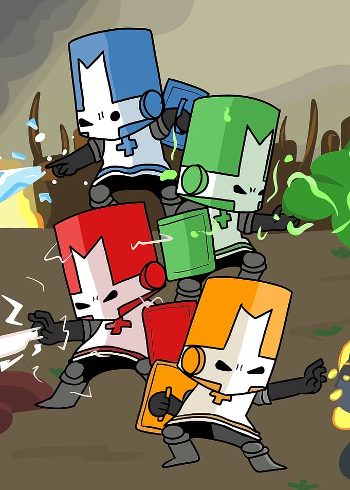 Castle Crashers Knights in Action