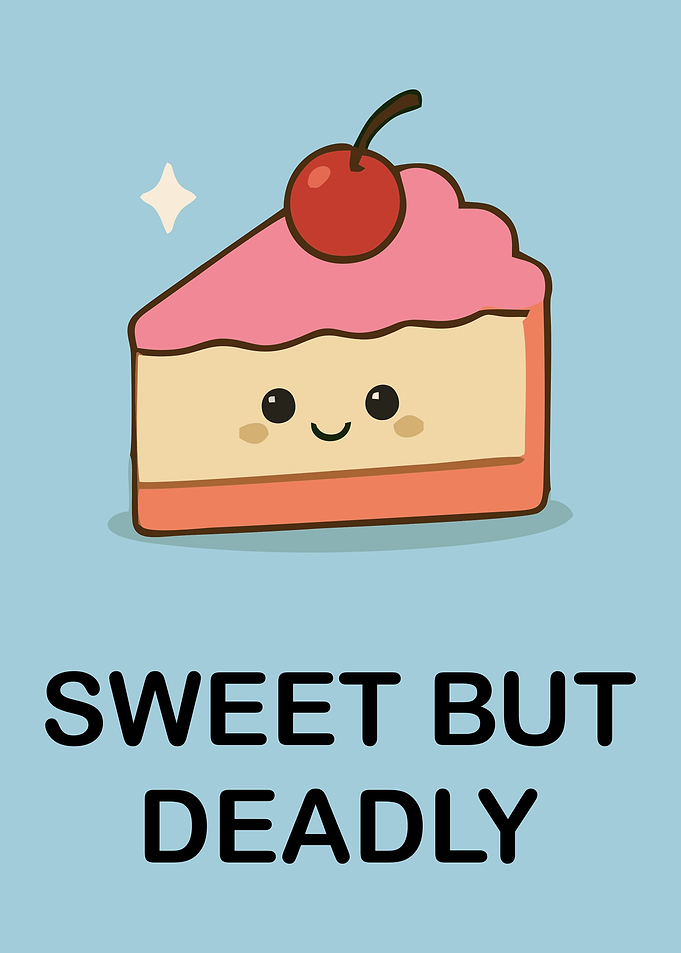 Cute Cake with Text